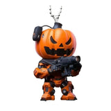 Halloween Pumpkin Man Decor Hanging Pumpkin Festive Decoration for Home Christmas Tree Cartoon Pumpkin Hanging Pendant Car Decor