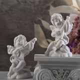 Crafts Desktop Ornament Drawing Practice Greek Mythology Statue Mini Cupid Figurines Plaster Sculpture Angel Gypsum Portraits