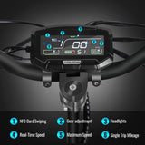 6000W Powerful Electric Scooter 60V 38Ah Max Speed 85km/h 100kmRange 11'' Tires Dual Shock Absorbing Folding EScooter for Adults