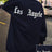 Art Letter Los Angeles Male Sweatshirts Hip Hop Simple Pullovers Fleece Casual Hoodies Autumn Comfortable Streetwear Sportswear - Lootquake