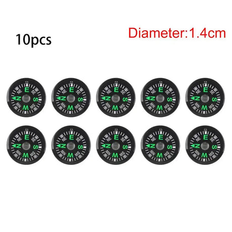 Mini Compass Thermometer Carabiner Compass Thermometer Carabiner 3 in 1 Outdoor Hiking Key Buckle Double Sided Metal Compasses - Lootquake