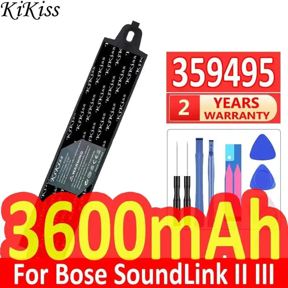 Batería para altavoz Bluetooth 359495 359498 330105 404600 3600 mAh para altavoz móvil Bluetooth Bose Soundlink II Soundlink III