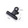 10p Black Metal Clip Stationery Office Supplies Household Paper Clip Fixing Small Book Clip Sketching Board Sketching Clip
