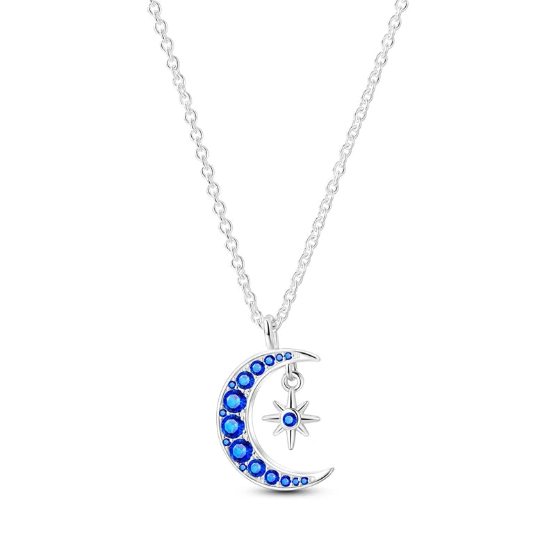 Silver Plated Women Link Chain Fine Necklace Fit Mini Dangle Charms DIY Fashion Pendant Collar - Lootquake