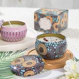 Velas aromáticas de osmanthus y gardenia con pétalos. Pequeñas velas aromáticas románticas para cumpleaños de niñas. Aromaterapia para el hogar.