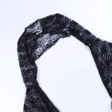 Lace Shrugs Sheer Crop Tops Long Bell Sleeves Cardigan Women Dark Gothic Wedding Punk Sexy Crochet Bolero Cover Up Shirt - Lootquake
