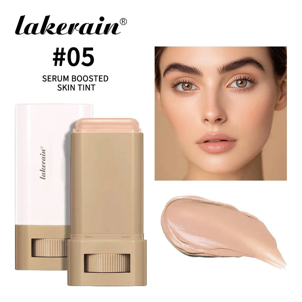 Base de maquillaje en barra, bálsamo, bronceador, borrador, suave, voluminizador, maquillaje impecable de larga duración, cosméticos de belleza facial.