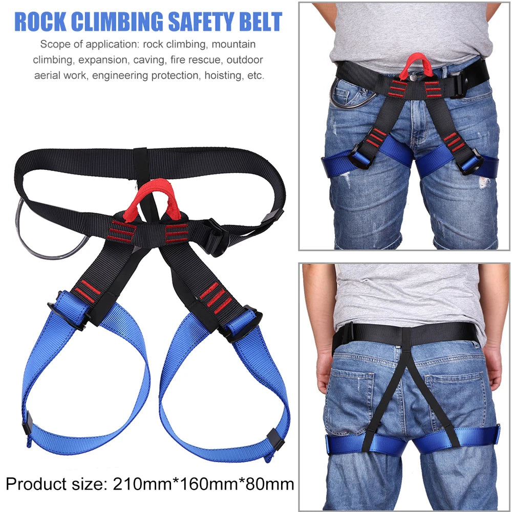 Arnés de escalada para la parte superior del cuerpo, cinturón de seguridad para el pecho, cinturón de seguridad para escalada, montañismo y rapel.