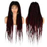 36" Jumbo Knotless Cornrow Braids Wig | Incoo HD Full Lace Braided Wig | Transparent Lace | Black Women