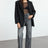 Trendyol TYZA Women's Jeans Casual Beltless Wide Leg Denim Plain Jeans Wide Leg Casual Pants Denim Pants - Lootquake