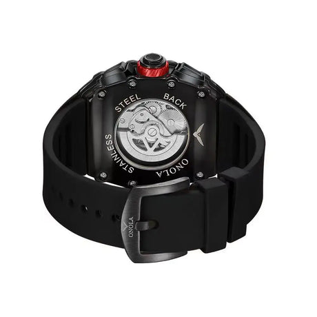 Fashion Men's Watch ONOLA Unique Design Multi-functional Automatic Mechanical Watches Men's Tape Waterproof Wristwatch - Lootquake