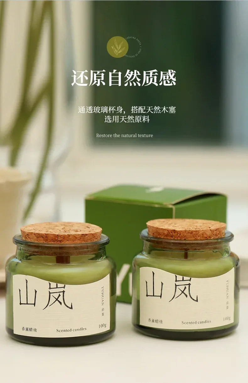 Aromatherapy Candles Indoor Bedroom Fragrance Home Long Lasting Light Fragrance Helps Sleep Purifying Air Birthday Gift