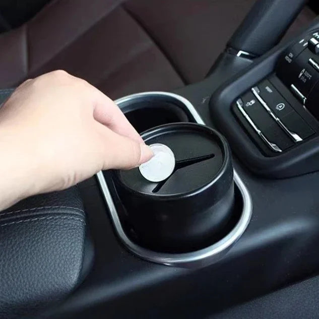 small storage bin multi-functional garbage change storage for car and miscellaneous bag placed in the car beverage cup holder