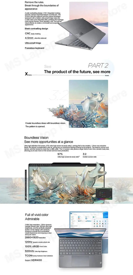 2024 Lenovo Thinkbook X Arc 13.5inch 2.8K 120Hz U5/U9 16/32+1T - Lootquake