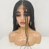 28" Micro Twist Braided Wig | 13x2 Lace Frontal | Senegalese Twists | Box Braids | Kanekalon Hair