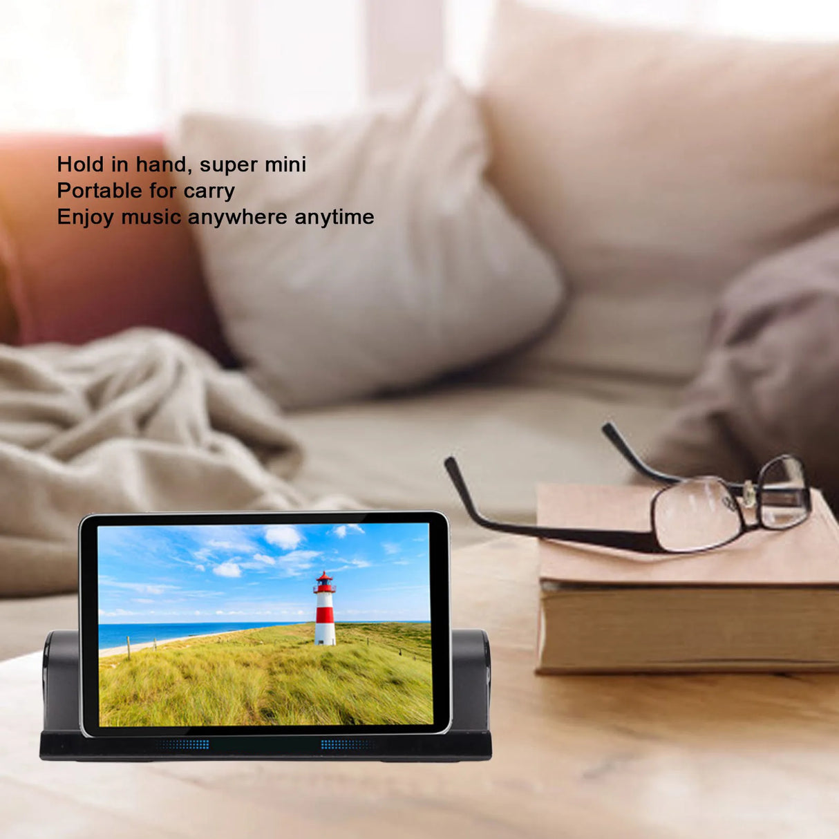 Altavoz Bluetooth estéreo con dos controladores, recargable, portátil, inalámbrico, para teléfono móvil, tableta y altavoz inalámbrico.