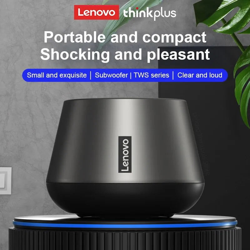 Altavoz portátil Lenovo K3 Pro 5.0 con Bluetooth, estéreo, envolvente, inalámbrico, reproductor de música y audio.