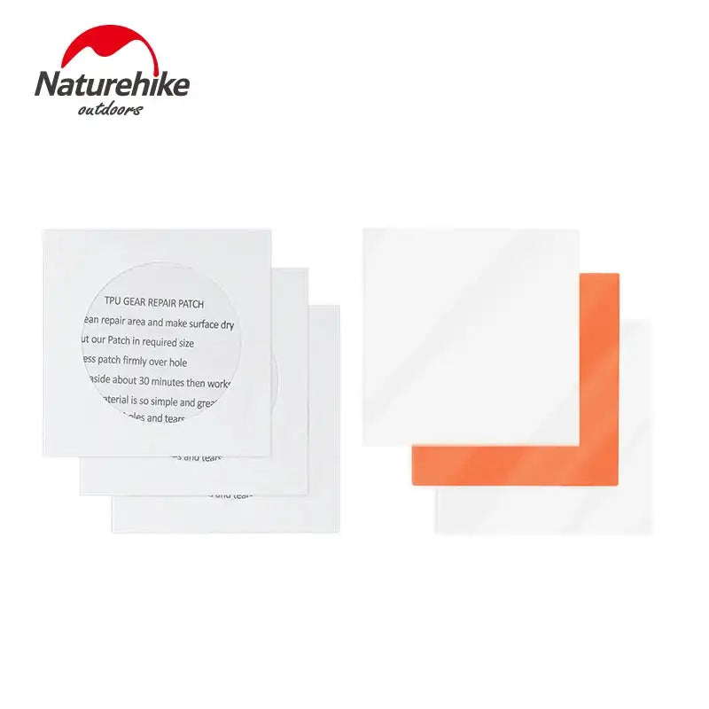 Naturehike TPU Gear Repair Patch 3pcs/lot  Waterproof Patch Tent Sleeping Bag Mats Use Camping Accessories - Lootquake