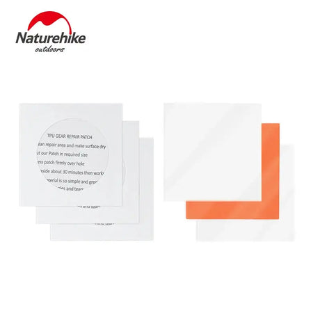 Naturehike TPU Gear Repair Patch 3pcs/lot  Waterproof Patch Tent Sleeping Bag Mats Use Camping Accessories - Lootquake