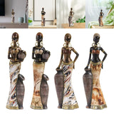 African Women Figurine, African Statues, Retro Sculptures, Collectible