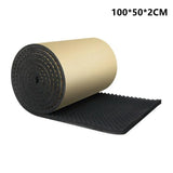 Mousse acoustique 100 x 50 cm pour isolation murale, voiture, studio, insonorisation, tapis d'isolation thermique et acoustique