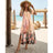 Elegant Dresses For Women Holiday V-Neck Long Dress 3d Vintage Flowers Print Short Sleeve Slit Skirt Summer New Beach Dresses - Lootquake
