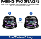 Altavoz Bluetooth portátil Fácil de transportar G200 Iluminación RGB Altavoz magnético BT5.3 Mini caja de sonido 7 horas de reproducción Soporte para teléfono
