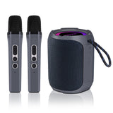 Altavoz Bluetooth portátil, subwoofer estéreo de 360 grados, resistente al agua IPX7, con iluminación, compatible con TF, TWS, inalámbrico, 40 W, para exteriores.