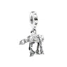 Nuevo dije de rana perezosa de plata 925 con forma de animal, pato, cerdo, oso, compatible con pulsera original, decoración, colgante para mujer, regalo de joyería