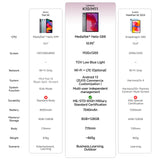 Tablette Lenovo Tab K10 M11 TB330FU 6/8+128 Go Zhaoyang K10 MediaTek Helio G88 ROM globale compatible OTA écran 10,95 pouces GPS Wi-Fi