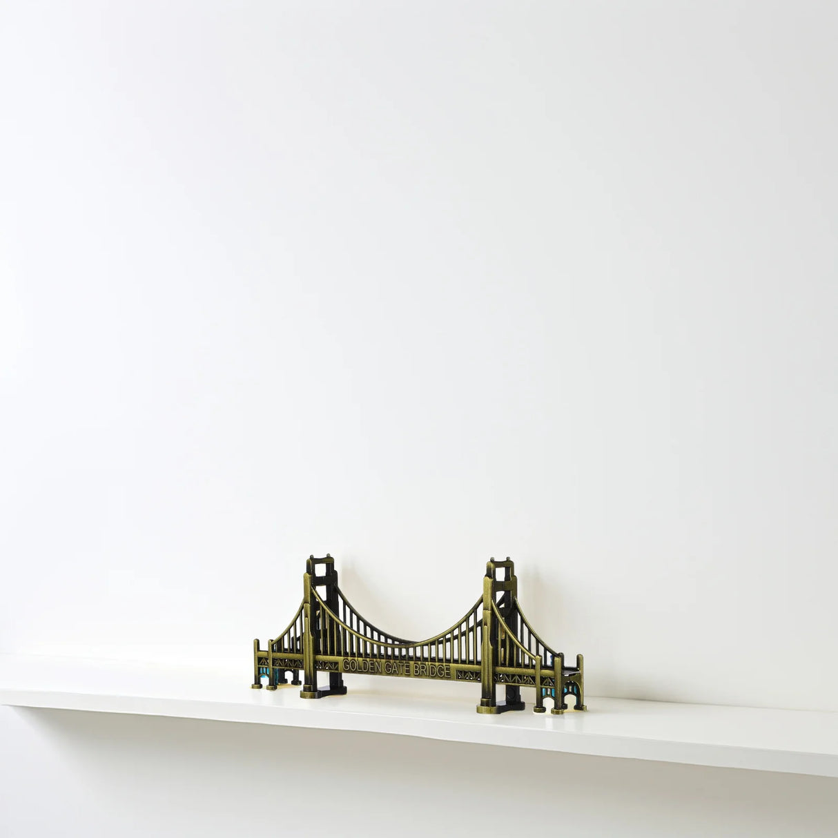 Estatua del puente American Gate, modelo de construcción retro, escultura para decoración de escritorio, hogar, oficina, modelo artesanal