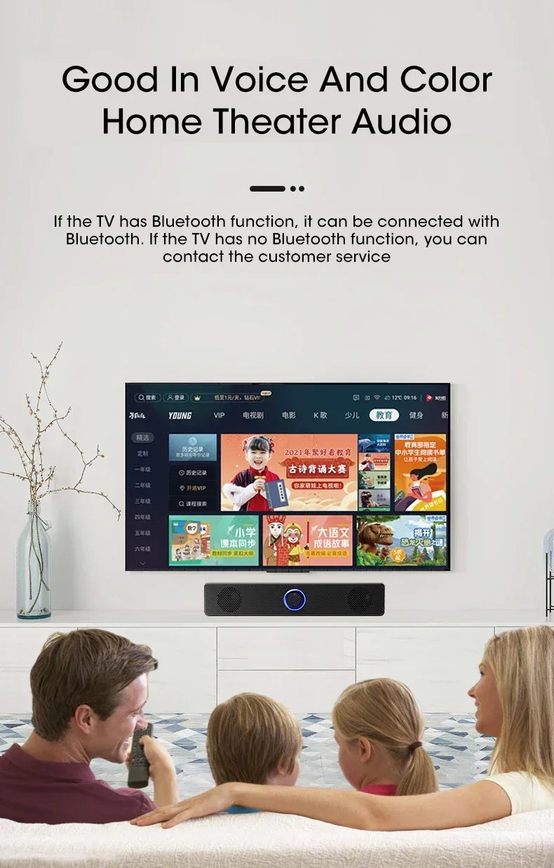 Computer Desktop High-quality Bluetooth Wired Dual-purpose High-volume Microphone Two-in-one Speaker Home Surround Audio System