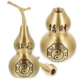 Gourd Craft Shui Feng Decor Statue Chinese Ornament Wealth Figurine Hu Lu Fengshui Desktop Lucky Sculpture