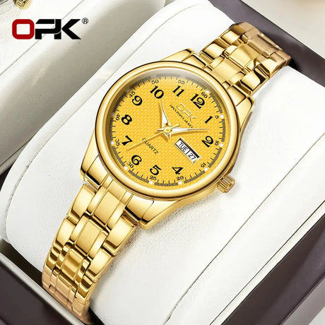 OPK 8110 Watch For Women Quartz Watch Waterproof Classic Luxury Brand Ladies Watch Stainless Steel Strap Watches Reloj Mujer - Lootquake