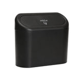 Car Mounted Garbage Bin, Side Mounted Storage Bin with Lid, Mini Storage Bag, Multi-purpose Car Seat Backrest Storage Box