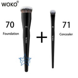 Pro 70 Big Foundation Brush Cream Foundation Makeup Brush Chubby Professional Synthetic Hair Face Contour Foundation Makeup Tool