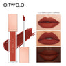 O.TWO.O 12 Color Liquid Lipstick Matte Finish Sexy Silky Lip Gloss Waterproof Kiss-proof Lasting Lip Glaze Lip Tint Cosmetics