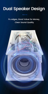 Kit de altavoz Bluetooth para bricolaje, electrónica, proyecto de soldadura, práctica de soldadura, ensamblaje, kit electrónico para bricolaje, componente, altavoces de 2 x 3 W