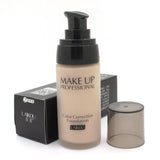 Base de maquillaje líquida profesional para rostro, cobertura total, corrector, hidratante, control de grasa, base de maquillaje, iluminador, maquillaje facial.