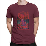 Funny Death Scream Bloody Gore T-Shirt Men Round Neck 100% Cotton T Shirts Sabbath Short Sleeve Tee Shirt Gift Tops - Lootquake