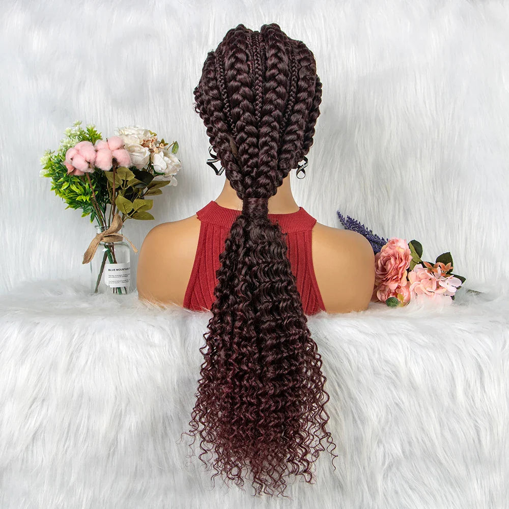 28" Blonde Crochet Braids Wig | Lace Front | Pre-Plucked Baby Hair
