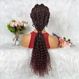 28" Blonde Crochet Braids Wig | Lace Front | Pre-Plucked Baby Hair