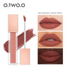O.TWO.O 12 Color Liquid Lipstick Matte Finish Sexy Silky Lip Gloss Waterproof Kiss-proof Lasting Lip Glaze Lip Tint Cosmetics