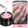 BORN PRETTY 60/30 ml Gel de extensión de uñas de gelatina dura Esmalte de uñas de gel Uñas francesas Nude Rosa Blanco Transparente Suministros de uñas Gel para extensión