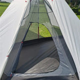 Ultralight Pyramid Tent‘s Inner Tent Outdoor Rodless Summer Mesh Tent Portable Backpacking Hiking Camping Teepee Inside Tent - Lootquake