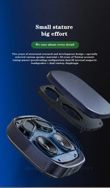 Altavoz Bluetooth inalámbrico de pared con sonido envolvente 3D, radio FM multifuncional, subwoofer portátil para exteriores, batería de larga duración