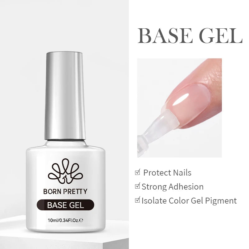 BORN PRETTY 60/30 ml Gel de extensión de uñas de gelatina dura Esmalte de uñas de gel Uñas francesas Nude Rosa Blanco Transparente Suministros de uñas Gel para extensión