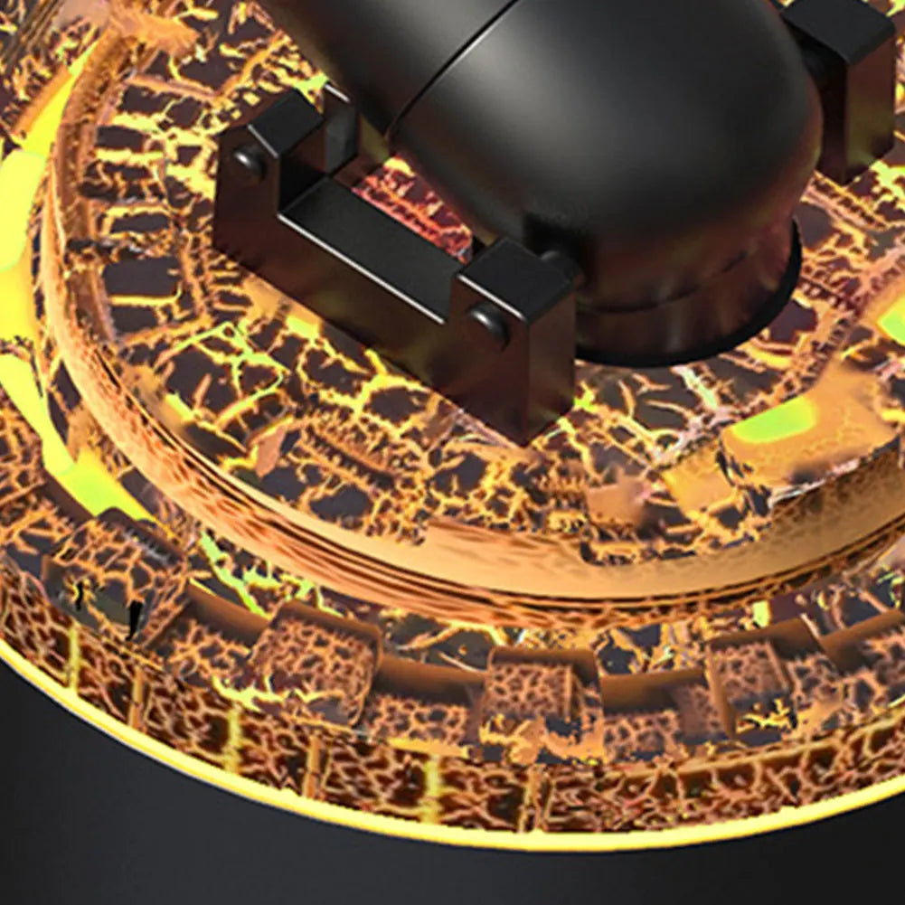 Volcanic Crack Light Cannons Humidifier Essential Oil Diffuser Cannon Blast Turret Aromatherapy Humidifier Aromatherapy Diffuser