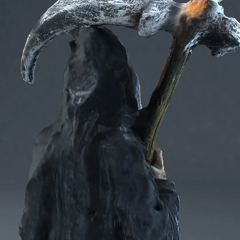 No one can escape, Death God, sacred Death God statue, religious decoration statue, Death God, sickle statue, altar