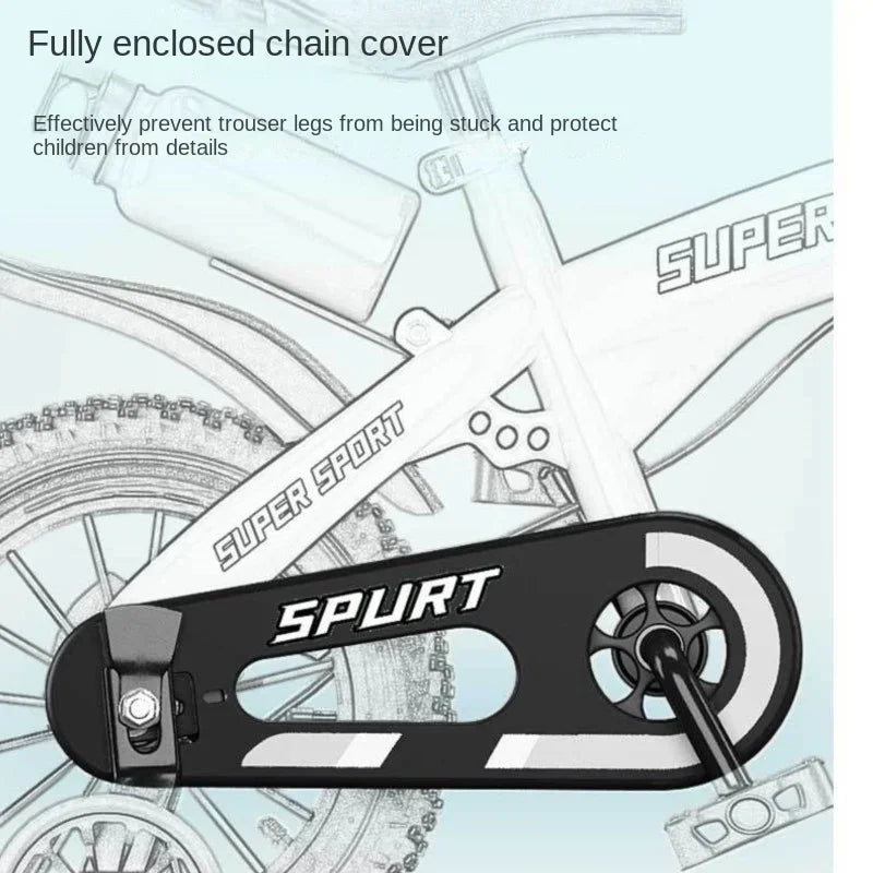 Children's Bicycles for Boys Aged 3-10 Years Old Children Girls Children's Bicycles with Flashing Auxiliary Wheels